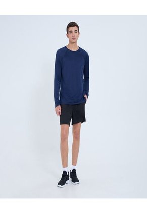 Camiseta Para Hombre Manga Larga Color Azul Marca Ostu #60091515