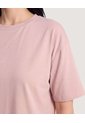 Camiseta Crop Oversize  Para Mujer Rosa Ostu de Ostu