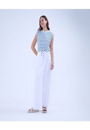 Camiseta Para Mujer Manga Sisa Color Azul Rey Marca Ostu #40092324