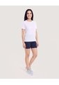 Camiseta Active Texturizada  Para Mujer Blanco Ostu de Ostu