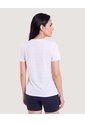 Camiseta Active Texturizada  Para Mujer Blanco Ostu de Ostu