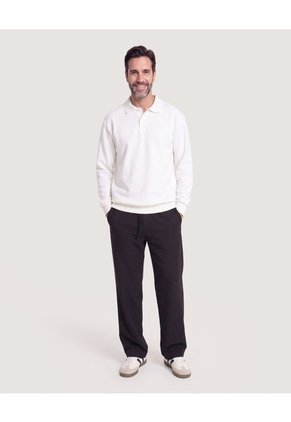 Jogger Texturizado Essential Para Hombre Negro Ostu