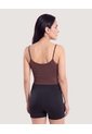 Top Active Contrast  Para Mujer Café Ostu de Ostu