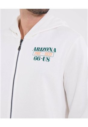 Buzo  Para Hombre Zipper Color Crema Marca Ostu #60060565