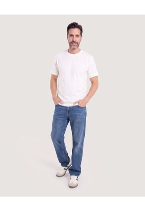 Camiseta Basica Estampada  Para Hombre Arena Ostu