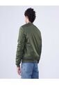Chaqueta Para Hombre Bomber Color Verde  Marca Ostu #60080143 de Ostu