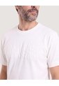 Camiseta Basica Estampada  Para Hombre Arena Ostu de Ostu