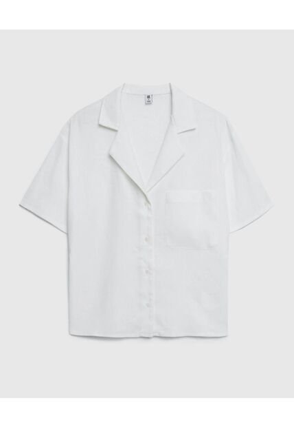 Camisa Para Mujer Manga Corta Color Blanco Marca Ostu #40010164