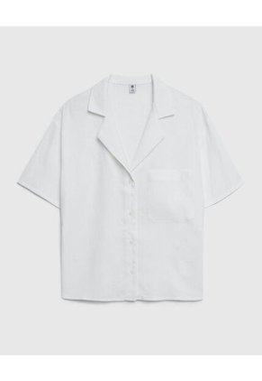 Camisa Para Mujer Manga Corta Color Blanco Marca Ostu #40010164