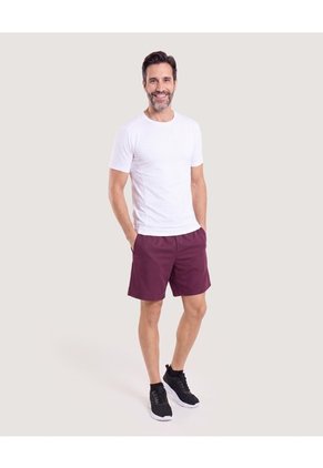 Camiseta Active Fitted  Para Hombre Blanco Ostu