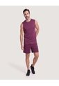 Camiseta Active Mesh  Para Hombre Vino Ostu de Ostu