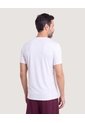 Camiseta Active Fitted  Para Hombre Blanco Ostu de Ostu
