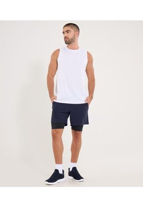 Camiseta Para Hombre Manga Sisa Cuello Redondo Color Blanco Marca Ostu #60091846