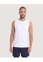 Camiseta Deportiva Unicolor  Para Hombre Blanco Ostu de Ostu