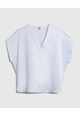 Blusa Para Mujer Manga Corta Color Blanco Marca Ostu #40120942 Ostu