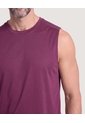 Camiseta Active Mesh  Para Hombre Vino Ostu de Ostu