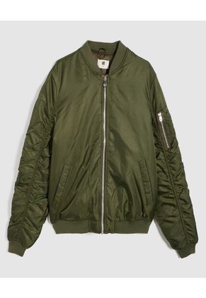 Chaqueta Para Hombre Bomber Color Verde  Marca Ostu #60080143