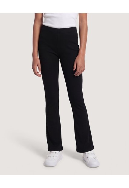 Niña-Leggins Flare Essential  Infantil Niña Negro Ostu