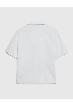 Camisa Para Mujer Manga Corta Color Blanco Marca Ostu #40010164