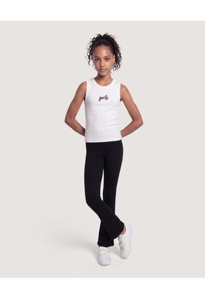Niña-Leggins Flare Essential  Infantil Niña Negro Ostu