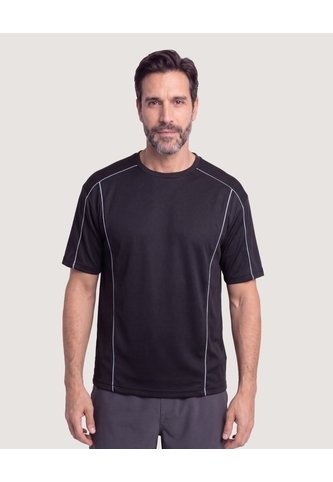 Camiseta Oversize Contrast  Para Hombre Negro Ostu Ostu