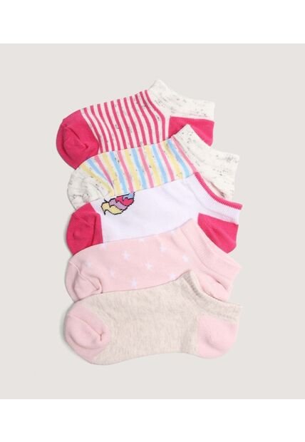 Medias Infantil Niña Invisible Color Rosa Marca Ostu #90980153