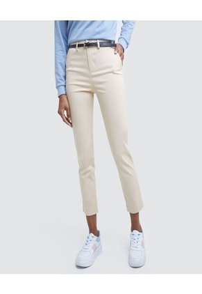 Pantalon Para Mujer Chino Color Café  Marca Ostu #40070345