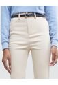 Pantalon Para Mujer Chino Color Café  Marca Ostu #40070345 de Ostu