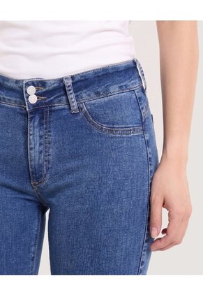 Jean Push Up  Para Mujer Azul Ostu
