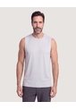 Camiseta Active Mesh  Para Hombre Gris Ostu de Ostu