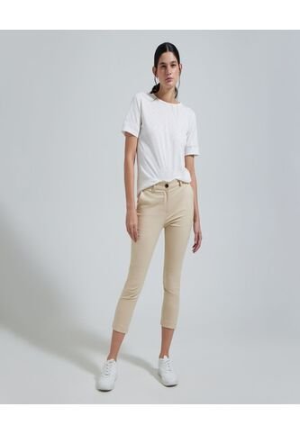 Pantalon Para Mujer Capri Color Camel Marca Ostu #40070524 Ostu