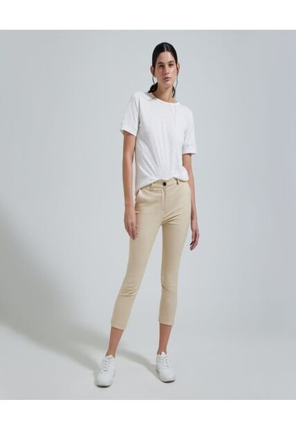 Pantalon Para Mujer Capri Color Camel Marca Ostu #40070524