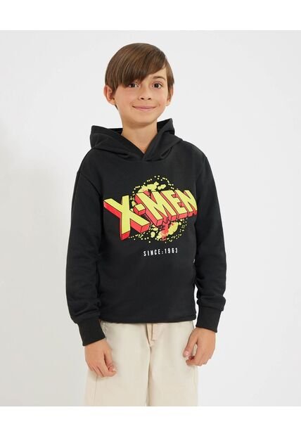 Buzo Infantil Niño Hoodie Color Negro Marca Ostu #80060189