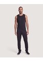 Camiseta Deportiva Unicolor  Para Hombre Negro Ostu de Ostu