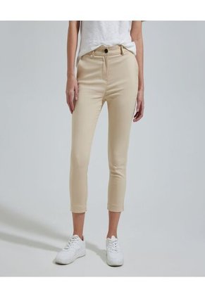 Pantalon Para Mujer Capri Color Camel Marca Ostu #40070524
