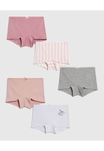 Ropa Interior Infantil Niña Boxer Color Rosa Marca Ostu #90180100 Ostu