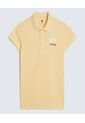 Polo Infantil Niña Manga Corta Color Amarillo Marca Ostu #90110004 de Ostu