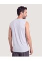 Camiseta Active Mesh  Para Hombre Gris Ostu de Ostu