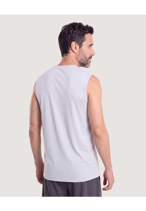 Camiseta Active Mesh  Para Hombre Gris Ostu