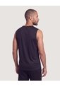 Camiseta Deportiva Unicolor  Para Hombre Negro Ostu de Ostu