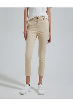 Pantalon Para Mujer Capri Color Camel Marca Ostu #40070524