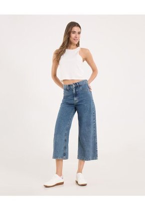 Jean Para Mujer Culotte Color Azul Marca Ostu #40160596