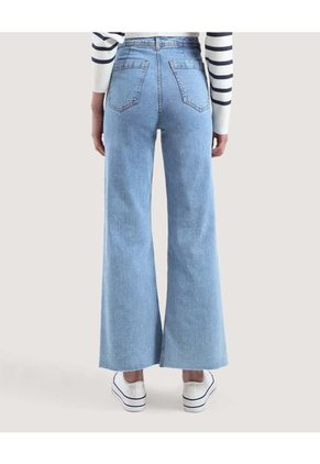 Jean Para Mujer Marine Color Azul Marca Ostu #40160384