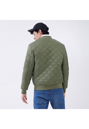 Chaqueta Para Hombre Bomber Color Verde  Marca Ostu #60080107