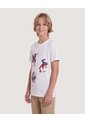 Camiseta Spider-Man Action Para Niño  Infantil Niño Crema Ostu de Ostu