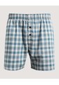 Boxer  Para Hombre Bragueta Amplio Color Azul Marca Ostu #60000512 de Ostu