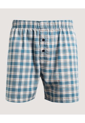 Boxer  Para Hombre Bragueta Amplio Color Azul Marca Ostu #60000512 Ostu