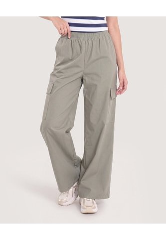 Pantalón Jogger Cargo  Para Mujer Verde Ostu Ostu