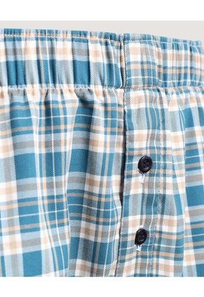 Boxer  Para Hombre Bragueta Amplio Color Azul Marca Ostu #60000512