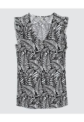 Blusa Para Mujer Manga Sisa Color Negro Marca Ostu #40120989